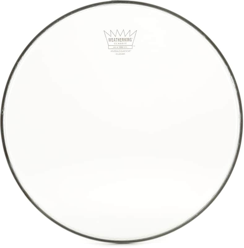 Remo Ambassador Classic Fit Clear Drumhead - 13 inch (2-pack) Bundle image 1