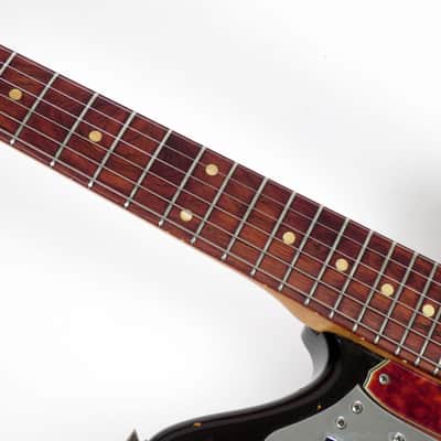 1962 Fender Jaguar - Sunburst - Rare Factory BUBINGA Fingerboard - First Year - Original Case, Strap & Bridge Cover image 12