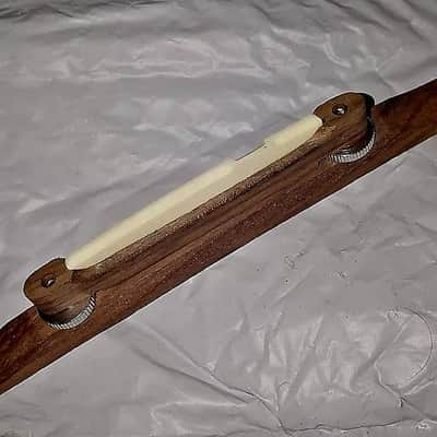 Archtop Jazz Rosewood Guitar Bridge with Bone Saddle image 1