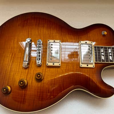 RARE! Hamer USA Monaco Super Pro Singlecut 2007 Cherry Sunburst Case Papers_252_ image 3