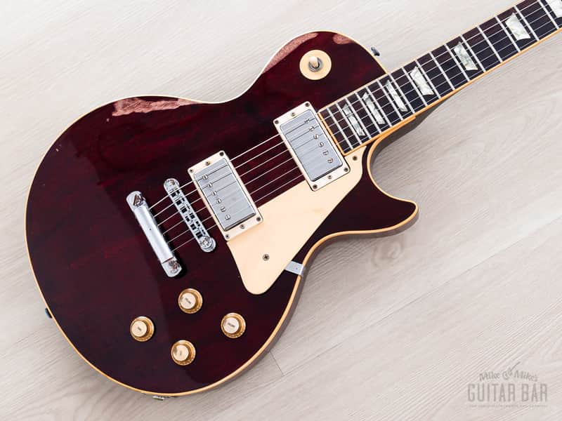 1978 Gibson Les Paul Standard Vintage Guitar Wine Red w/ T Tops image 1