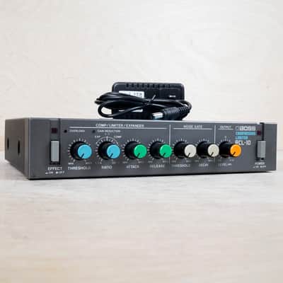 Boss RCL-10 Micro Rack Series Compressor Limiter Black Made in Japan MIJ w/ Power Supply image 1