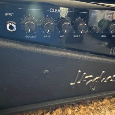 Hughes & Kettner Warp 7 2-Channel 100-Watt Solid State Guitar Amp Head 2002 - 2005 - Black image 3