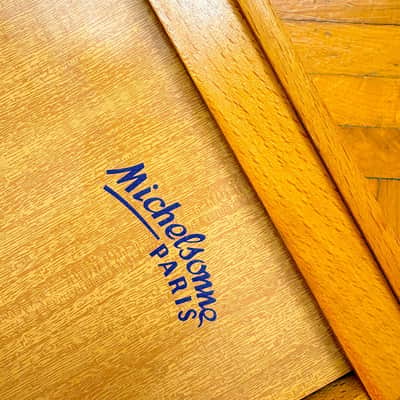 Legendary Antique Michelsonne Paris Wooden 25-Keys Upright Real Toy Piano made in France in 1950s! image 6