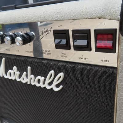 MARSHALL 1987 SILVER JUBILLEE 2554 1-12 50 watt COMBO LOW SN# INITIAL ROLLOUT! RARE! 1 OWNER image 7