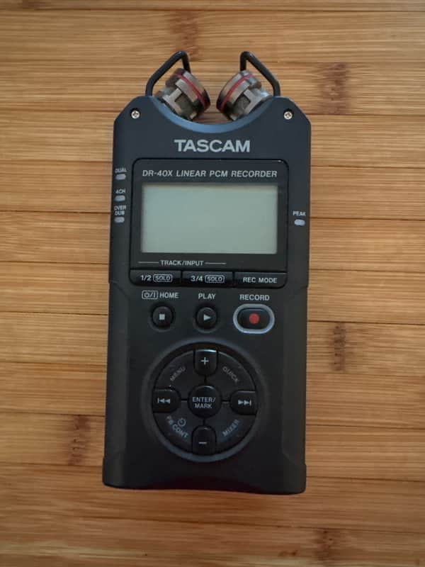TASCAM DR-40X 4-Channel Portable Digital Recorder
