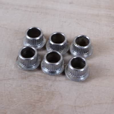 Greco Tuners from Super Sounds SE380 1979 1970s 1980s Chrome Set of 6 in Line with Bushings and Screws Vintage Japan MIJ image 9