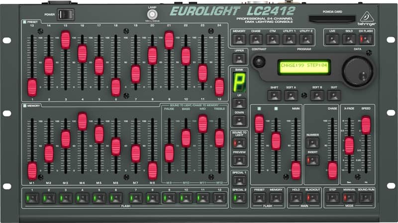Behringer Eurolight LC2412 24-Channel DMX Lighting Console image 2