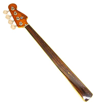 Vintage ’74-‘75 Fender Jazz Bass Neck w/ Original Tuners, Fretless Fingerboard, Bullet Truss Rod, 3-Bolt Micro-Tilt image 1