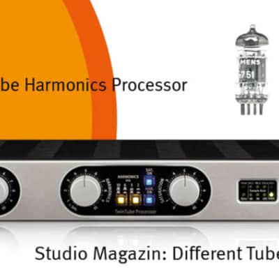 SPL AES Model 1224 Preference Preamp / Twin Tube Processor Channel Strip 2013 Black/Grey image 2