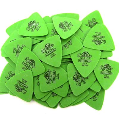 Dunlop Guitar Picks  Tortex Tri (Triangle)  72 Pack  .88mm  431R.88  Green
