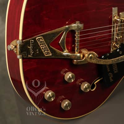 1972 Gretsch 7680 Deluxe Chet Atkins Autumn Red image 13