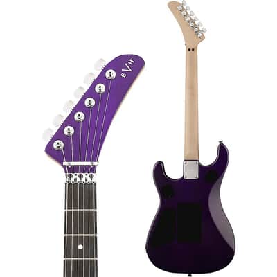 EVH 5150 Deluxe Poplar Burl Electric Guitar Regular Purple Daze image 4