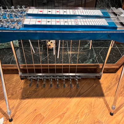 Vintage Sho Bud Super Pro 1981 - “Blue Darlin”Custom Flame Maple image 18