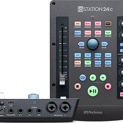 PreSonus IOSTATION24C 2x2 USB-C Compatible Audio Interface and Production Controller image 4
