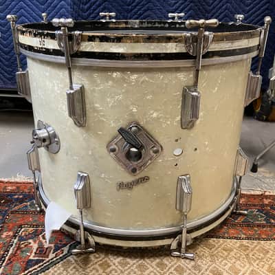 Vintage 1960’s Rogers Holiday Drum Set 20 12 16 Beavertail Lugs image 15