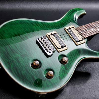 PRS USA Custom 24 20th Anniversary "Emerald Green + Rosewood" (2005) AAA+ Ten Top image 7