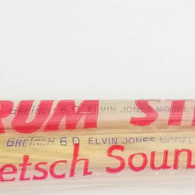 Gretsch NOS*Elvin Jones*Signature Drum Sticks John Coltrane Drummer 6D Vintage60 image 2
