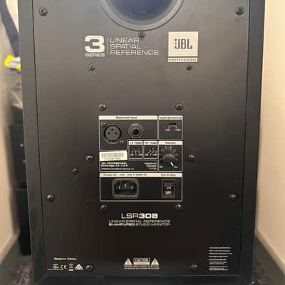 Title: JBL LSR308 Active Studio Monitor Speakers Pair + 2 Metal Stands image 11