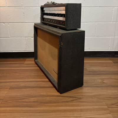 Silvertone Model 1484 Twin Twelve 60-Watt 2x12 Piggyback 1964 - Gray image 2