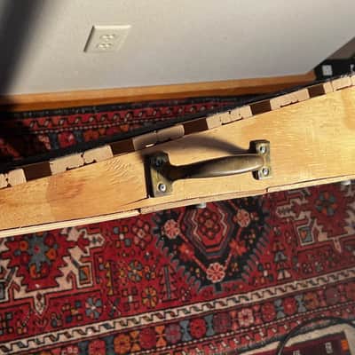 Large Pedalboard 36" x 18" x 4.75" = Light Pine with Handles / 6 pounds image 2