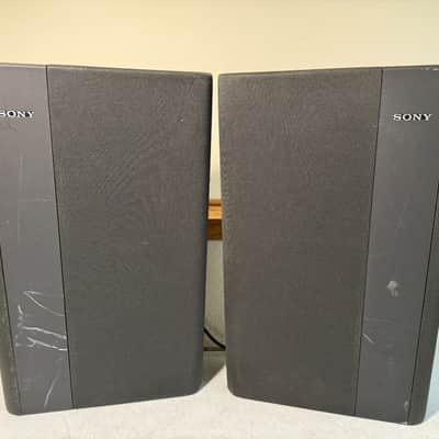 Sony Bookshelf Speakers HiFi Stereo Front Left Right Wall Mount Shallow Depth image 1