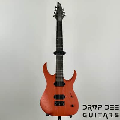 Mayones Duvell DT 7 7-String Baritone Electric Guitar w/ Case - Monolith Metallic Copper image 2