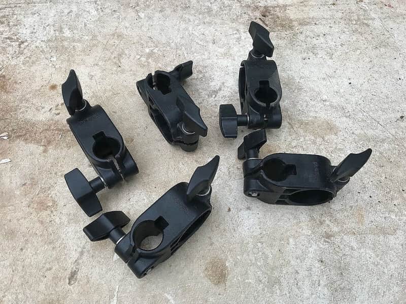 5 Roland MDS tom clamps cymbal rack mounts image 1