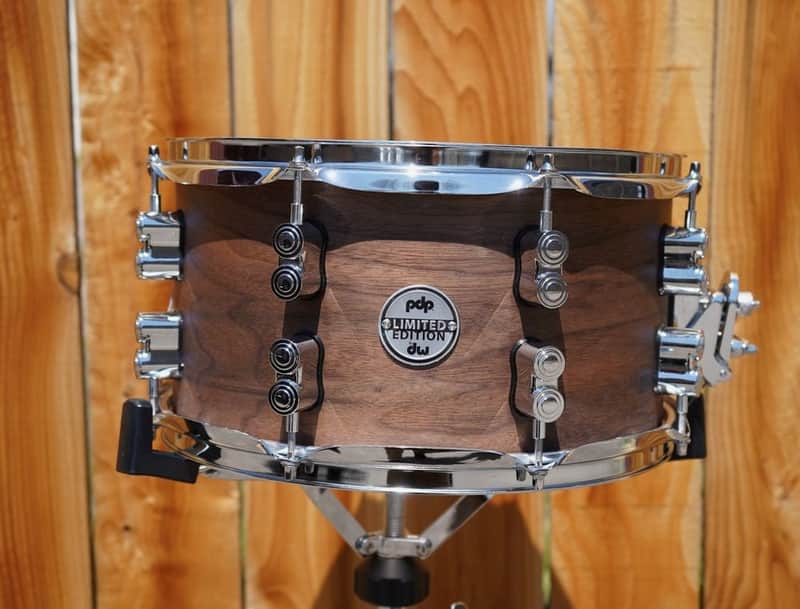 DW/ PDP 13'' Limited Edition |18ply Maple/Walnut Hybrid Shell Natural Satin | 6" x 13" Snare Drum image 1