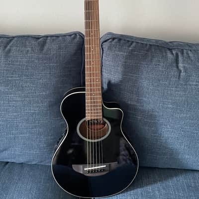 Yamaha APXT2 3/4 Size Acoustic/Electric Cutaway Guitar 2010s - Black image 1