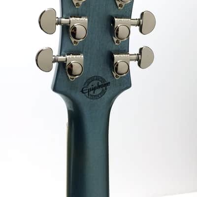 Epiphone SG Custom with Maestro Ltd Ed Electric Guitar - TV Pelham Blue image 9