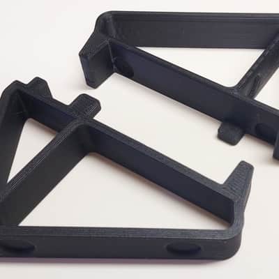 Black Color 30 Degree Angled Stands For Roland Boutique SE-02 Synthesizers - Made in USA image 3
