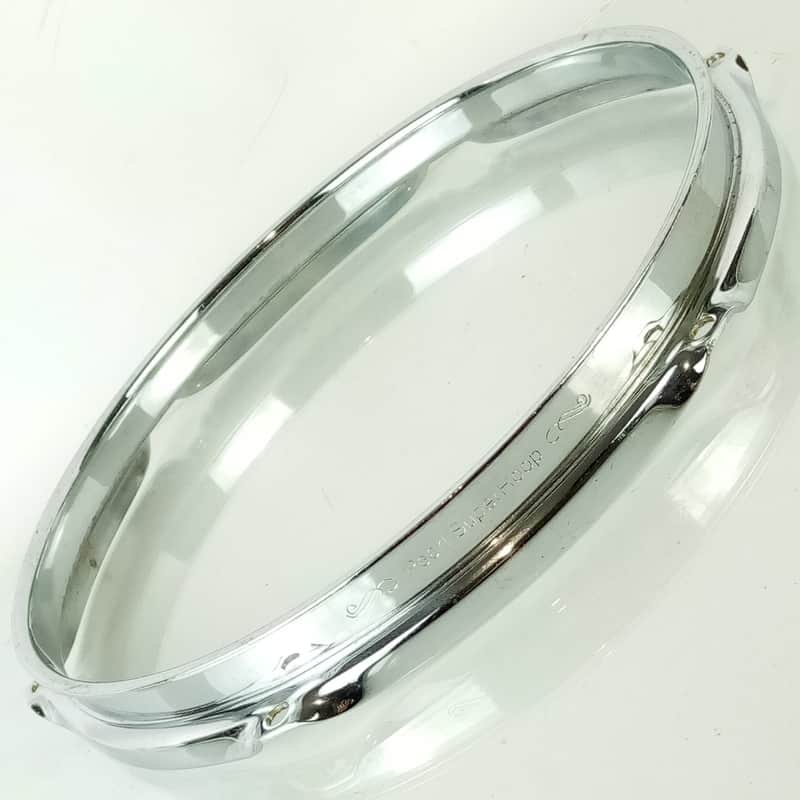 Pearl 10" 6-Lug Super Hoop II 2.3mm Chrome-Steel Tom Drum Batter Rim Masterworks image 1