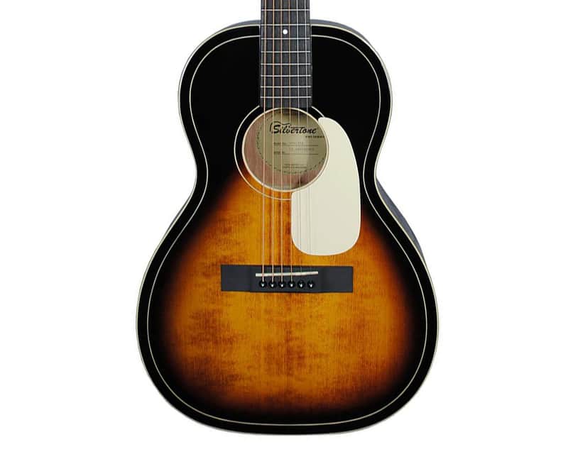 Silvertone 604 Classic Series Parlor Acoustic American Vintage Sunburst Open Box image 1