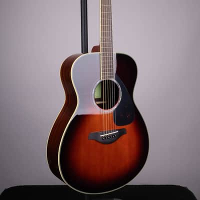Yamaha FS830 Small Body Acoustic Guitar Tobacco Sunburst image 3