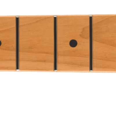 Fender Satin Roasted Maple Stratocaster LH Neck 22 Jumbo Frets 12" Maple Flat Oval Shape image 1