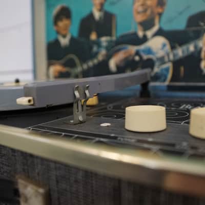 1964 Beatles NEMS Vintage Record Player 100% Original. Rare. Unrestored Free shipping.  #B028 image 3