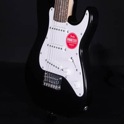 Squier Mini Stratocaster, Laurel FB, Black image 2
