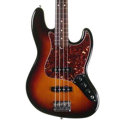 Fender American Standard Jazz Bass, Rosewood, Sunburst with Case imagen 1