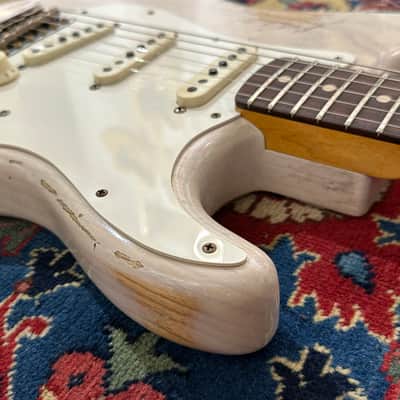 Fender Custom Shop '59 Heavy Relic Stratocaster 2022 Aged White Blonde image 5