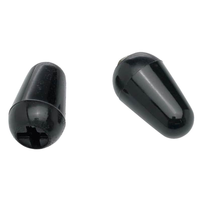 Fender Stratocaster Switch Tips - Black (2 Pack) image 1