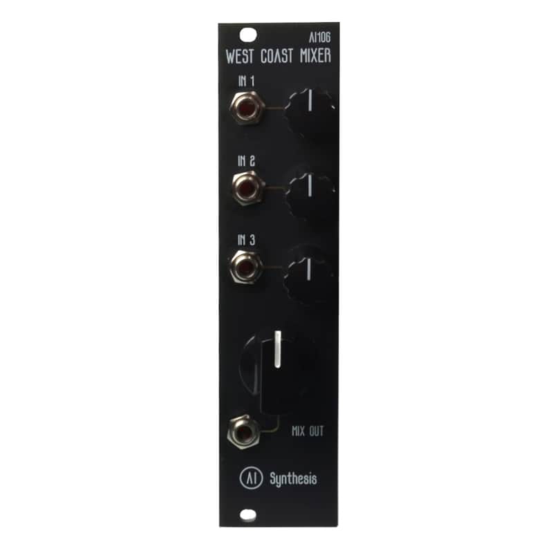 AI Synthesis AI106 West Coast Mixer Black Eurorack Module image 1