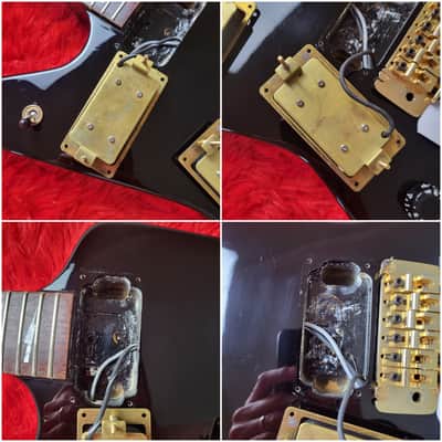 Rare Fernandes EX-85L Left Handed 1984 - Black - Explorer - Lightning Bolt Inlays - Set Neck - Made In Japan MIJ image 22