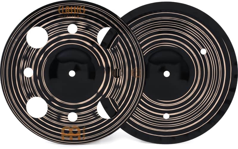 Immagine Meinl 12" Classics Custom Dark Trash Stack Cymbals - 1
