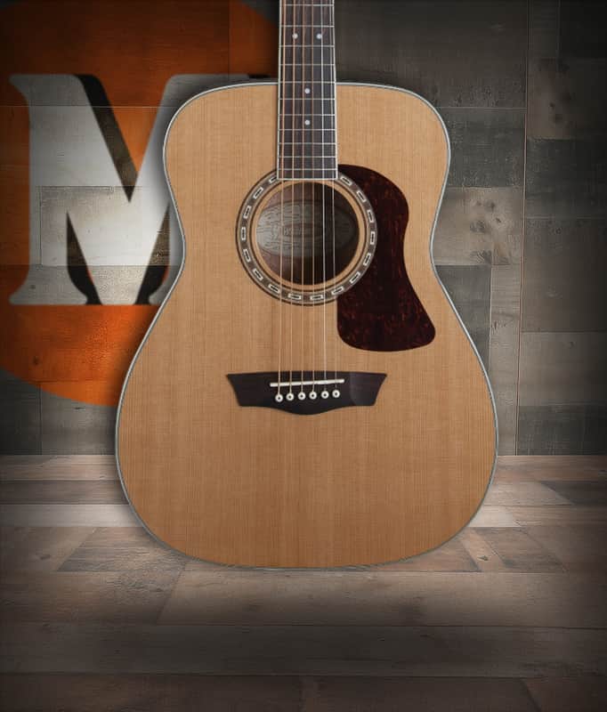 Washburn F11S Heritage 10 Series Folk Acoustic Guitar - Natural (HF11S-O-U) image 1