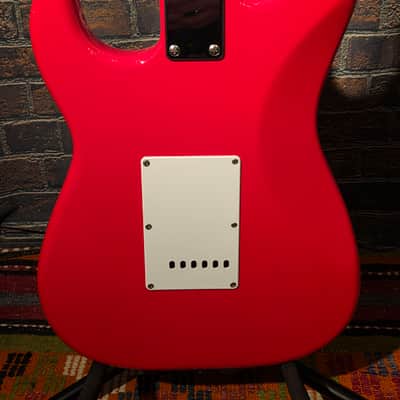 Monoprice S-Style Electric Guitar Red image 17