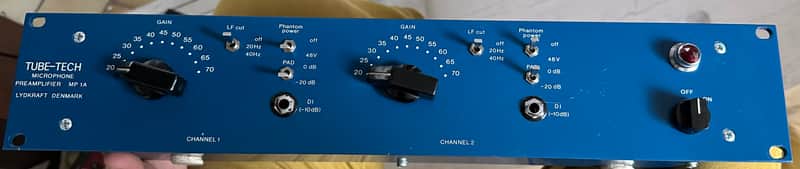 Tube-Tech MP 1A 2-Channel Mic Pre / DI image 1