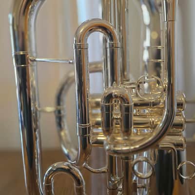Jupiter JBR1101M Quantum Mark II Series Marching Euphonium 2022 - Silver image 4