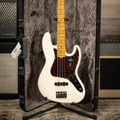 Fender American Professional II Jazz Bass - Olympic White with Hardshell Case image 12