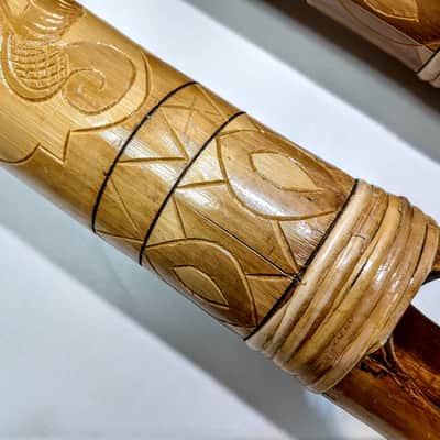 Boo Bam Boobam Bamboo Set of 3 South America Primitive Octobans image 10